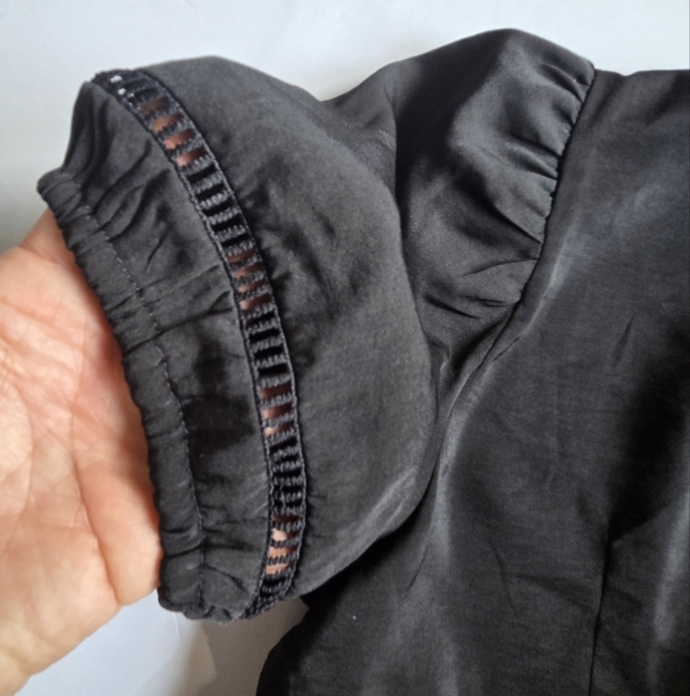 Forever 21 Black Short Sleeve Dress - Picture 5 of 11